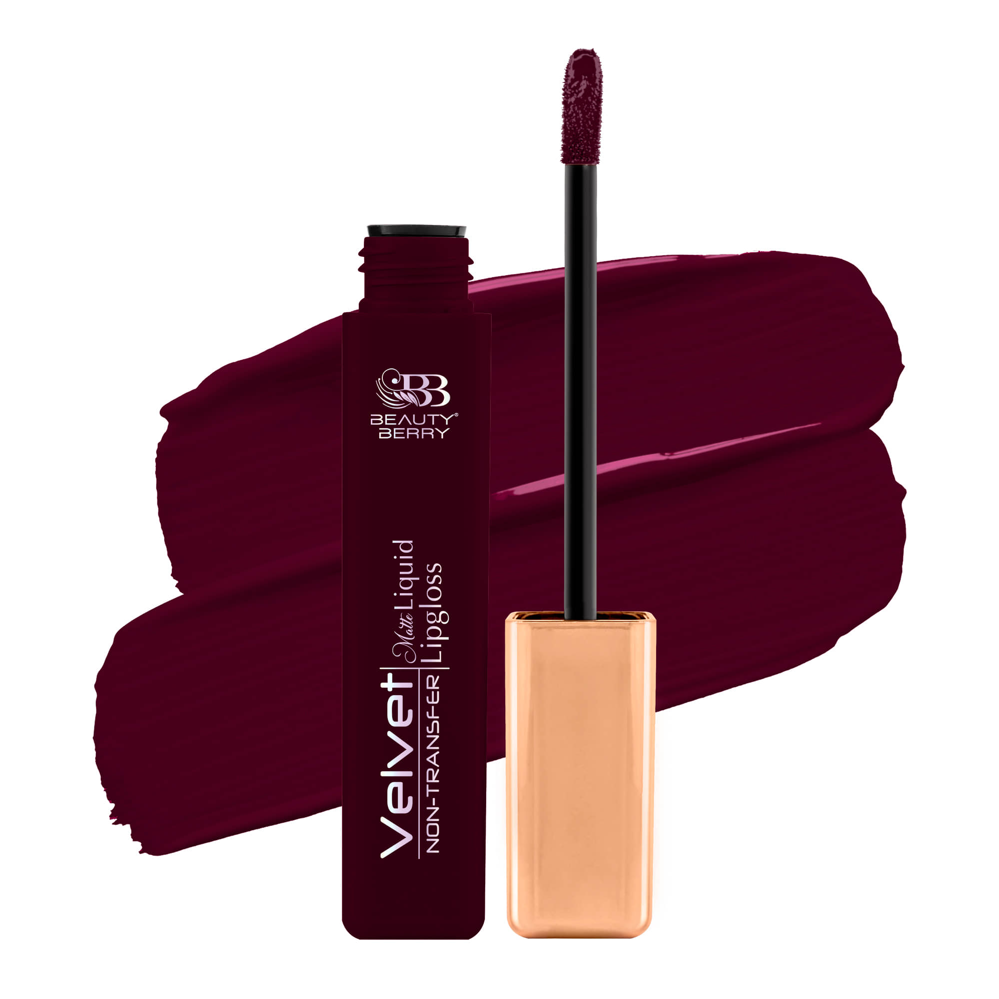 Beauty Berry Velvet Non Transfer Liquid Lipstick for Women 5ml, Dark Cranberry (Shade - 31)