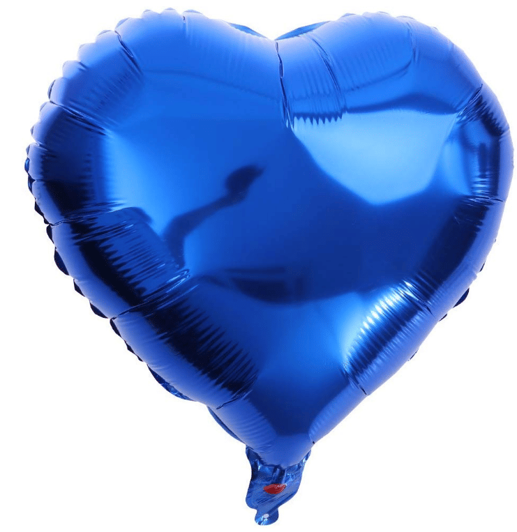     			Blooms Mall Heartbeat Heart shape Foil Balloon ( Golden )