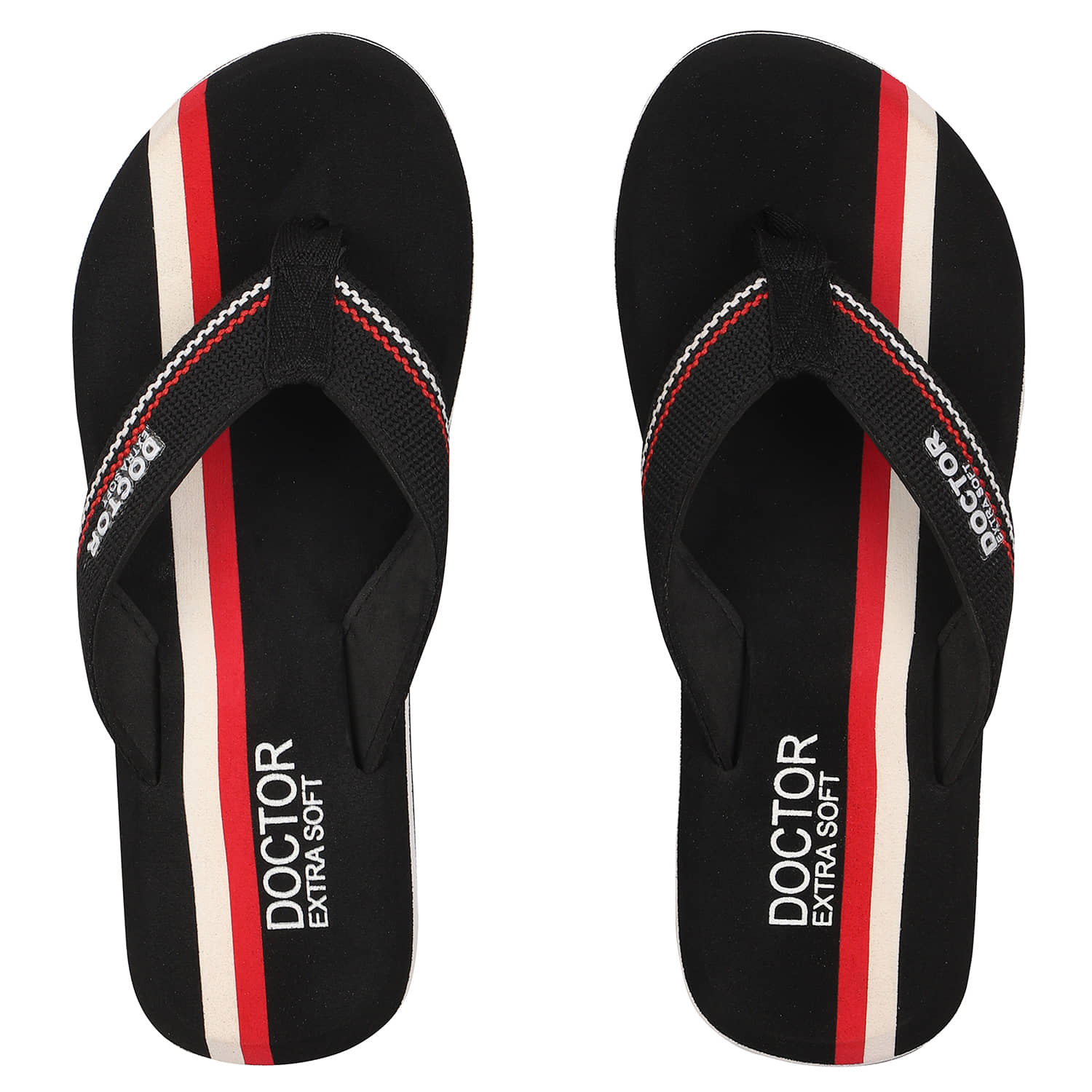 DOCTOR EXTRA SOFT - Black Men's Daily Slipper