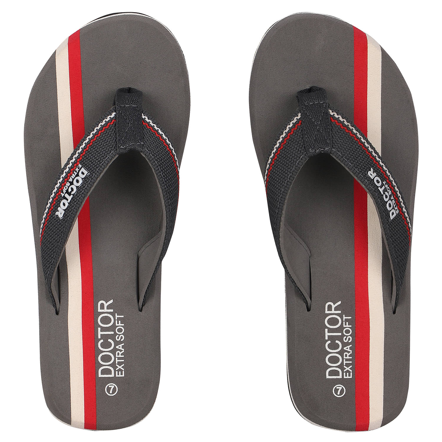    			DOCTOR EXTRA SOFT - Grey Men's Daily Slipper