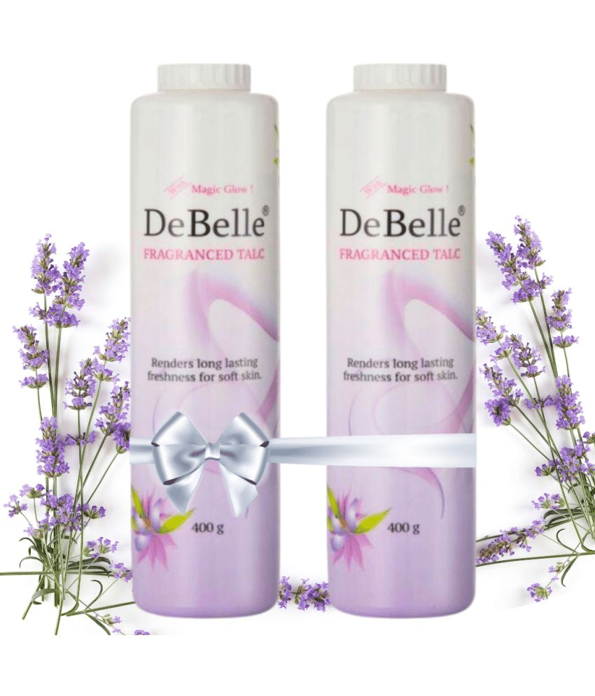 DeBelle Fragranced Talc, 400 gm each (Pack of 2) DeBelle Fragranced Talc, 400 gm each (Pack of 2)