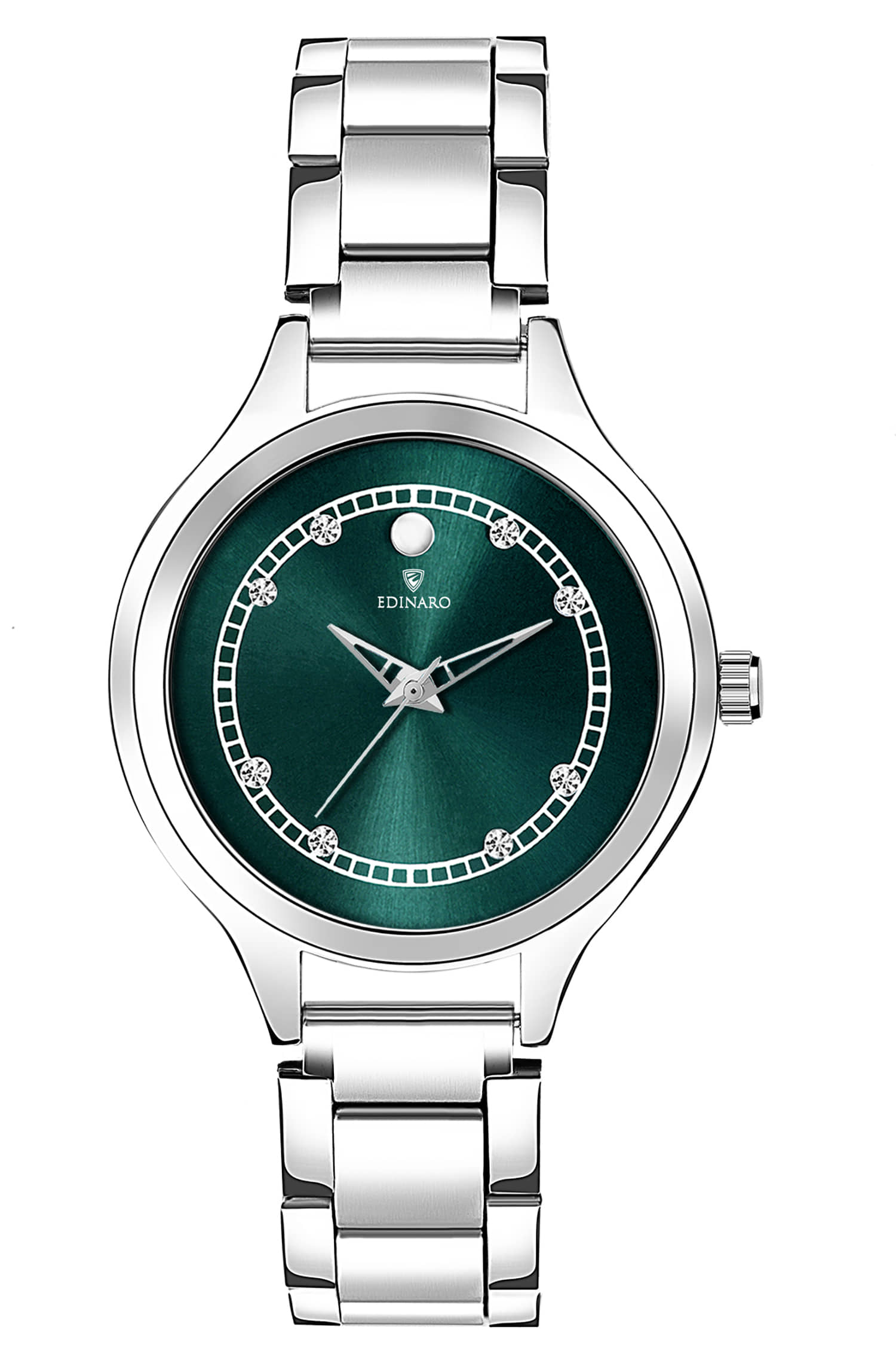 EDINARO - Silver Stainless Steel Analog Womens Watch