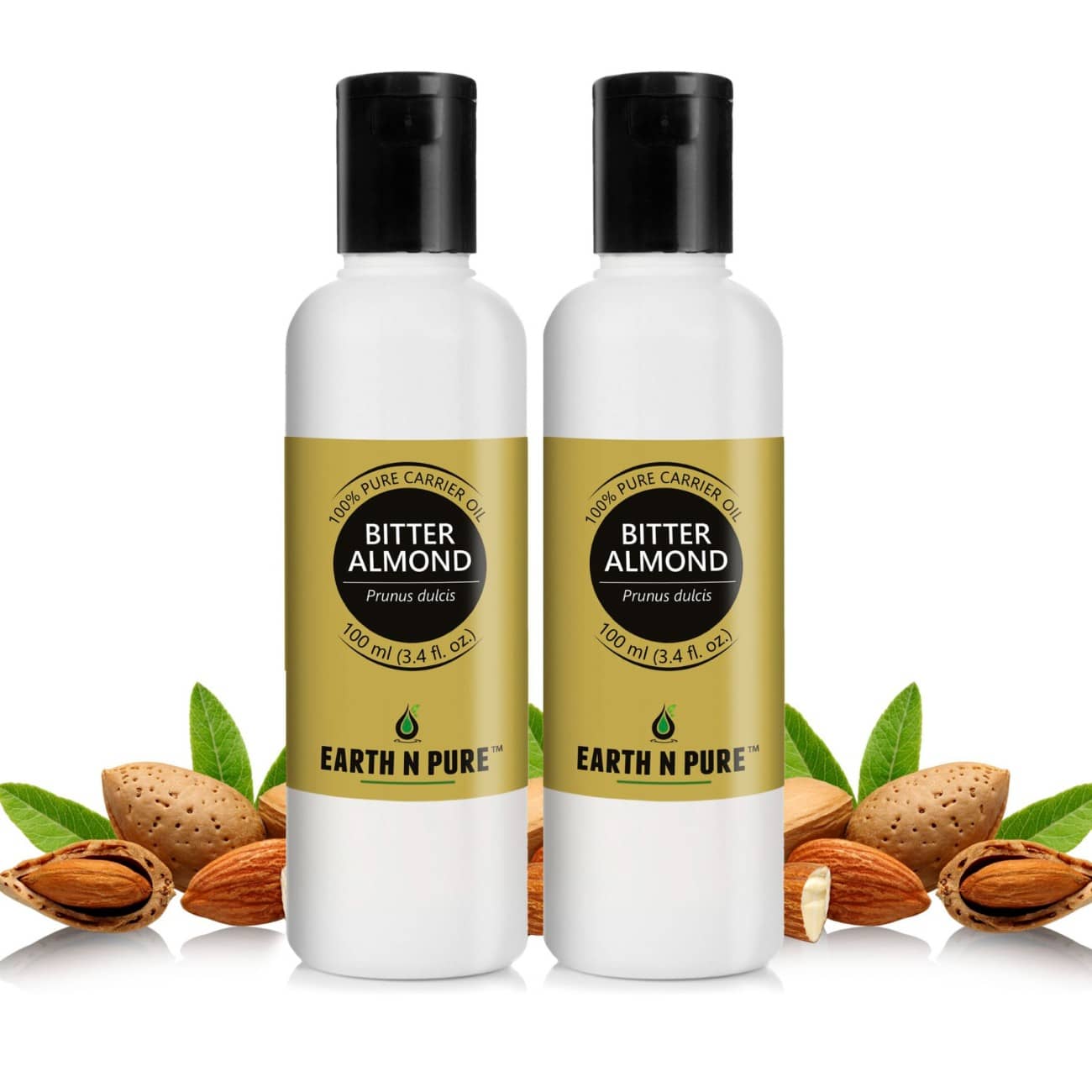 Earth N Pure - Bitter almond Essential Oil 100 mL ( Pack of 2 )
