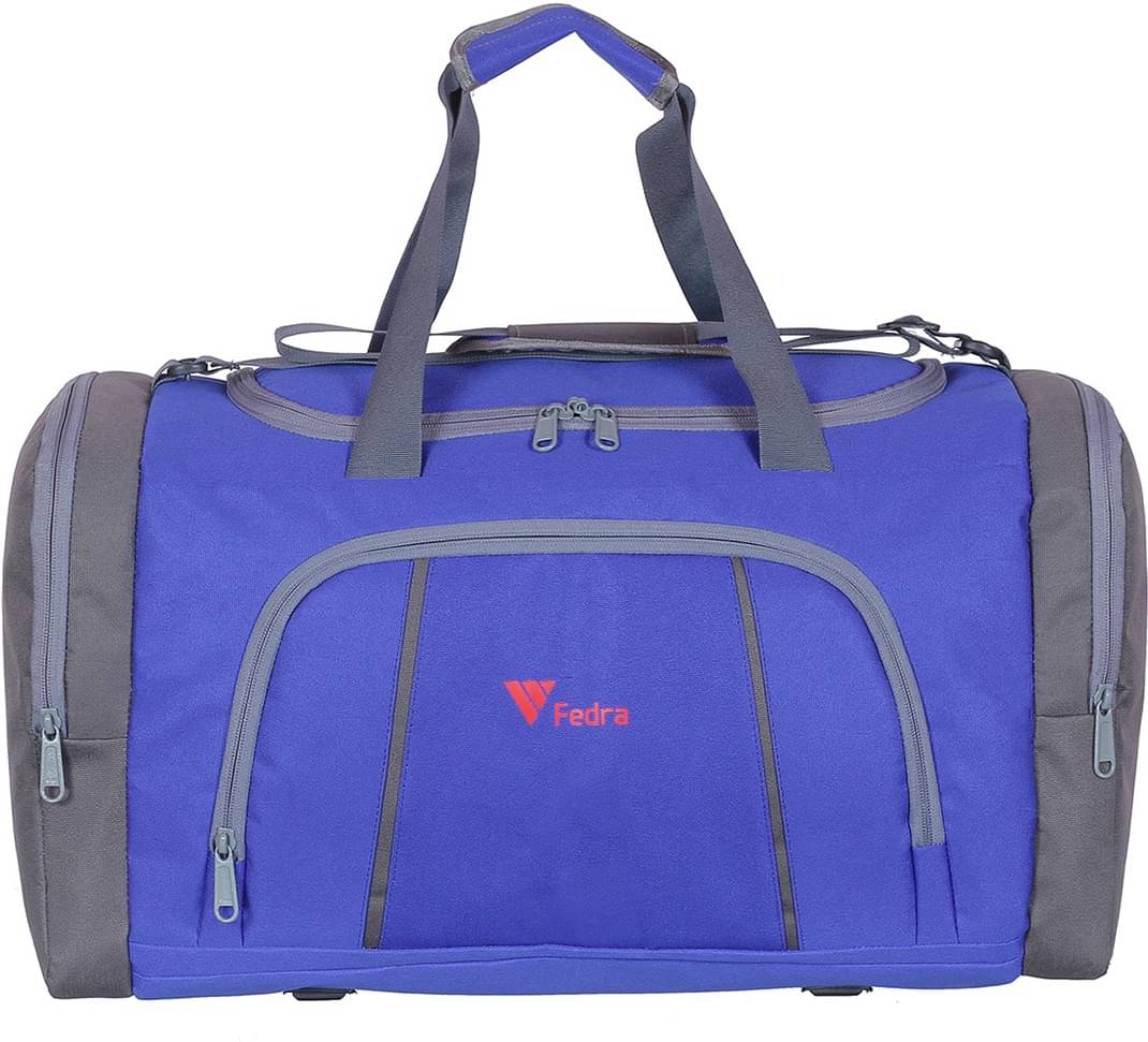     			FEDRA - 40 Ltrs Blue Polyester Duffle Bag