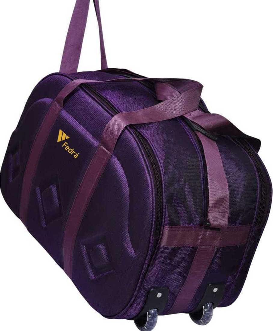     			FEDRA - 40 Ltrs Purple Polyester Duffle Bag