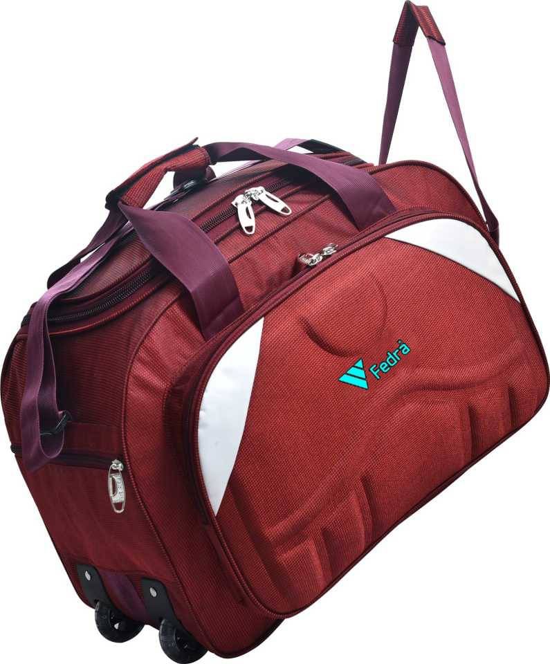     			FEDRA - 40 Ltrs Red Polyester Duffle Bag