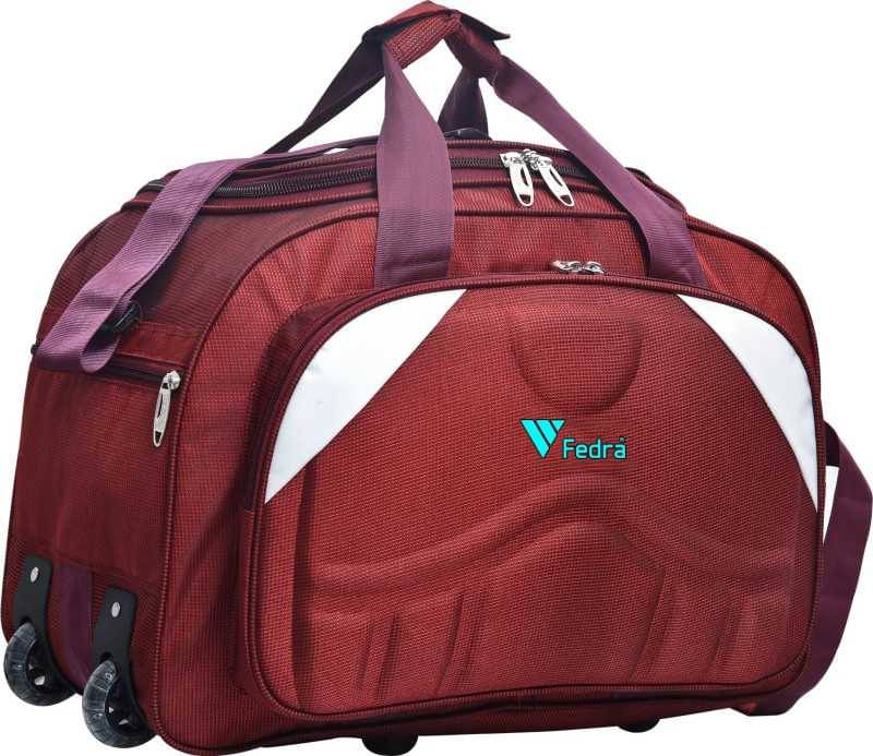     			FEDRA - 40 Ltrs Red Polyester Duffle Bag