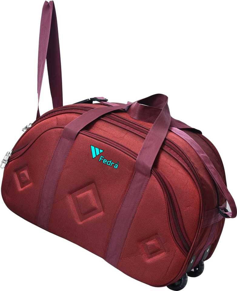    			FEDRA - 40 Ltrs Red Polyester Duffle Bag