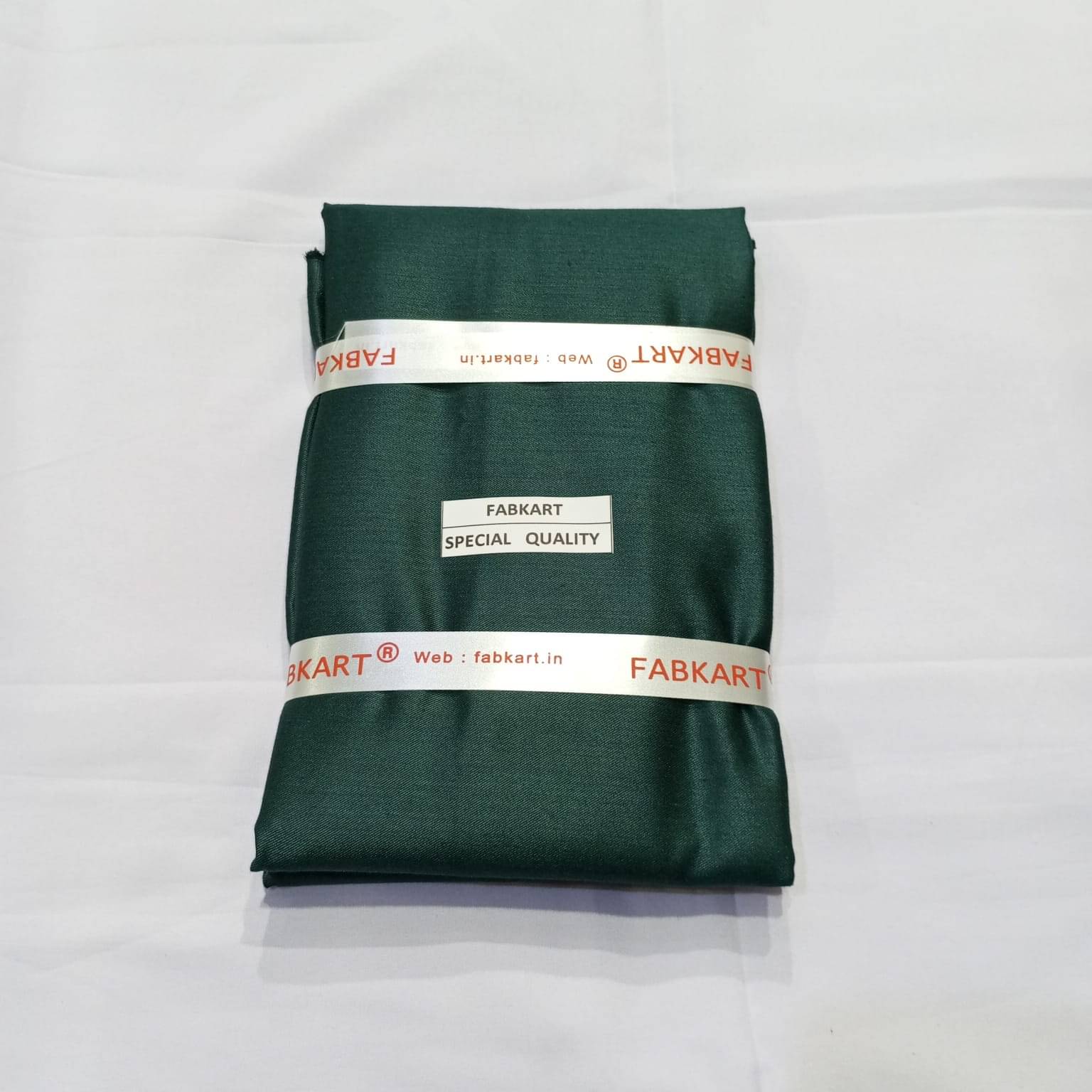     			Fabkart - Green Polyester Blend Men's Unstitched Shirt Piece ( Pack of 1 )