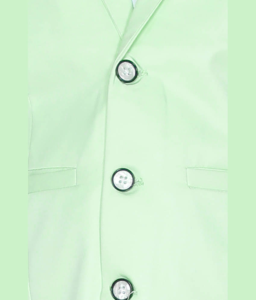 Fourfolds Pack of 1 Boys Cotton Blend Shirt & Pants Set ( Cream )