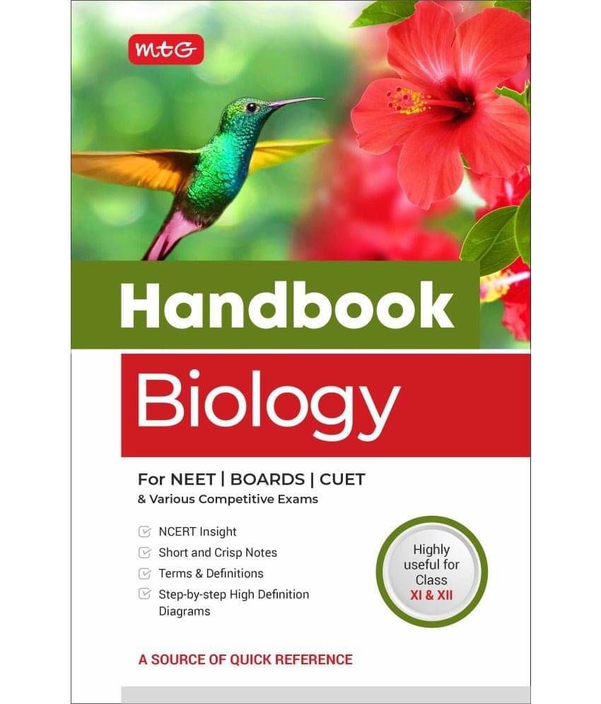     			Handbook of Biology For JEE, CUET, Boards and Various Competitive Exams