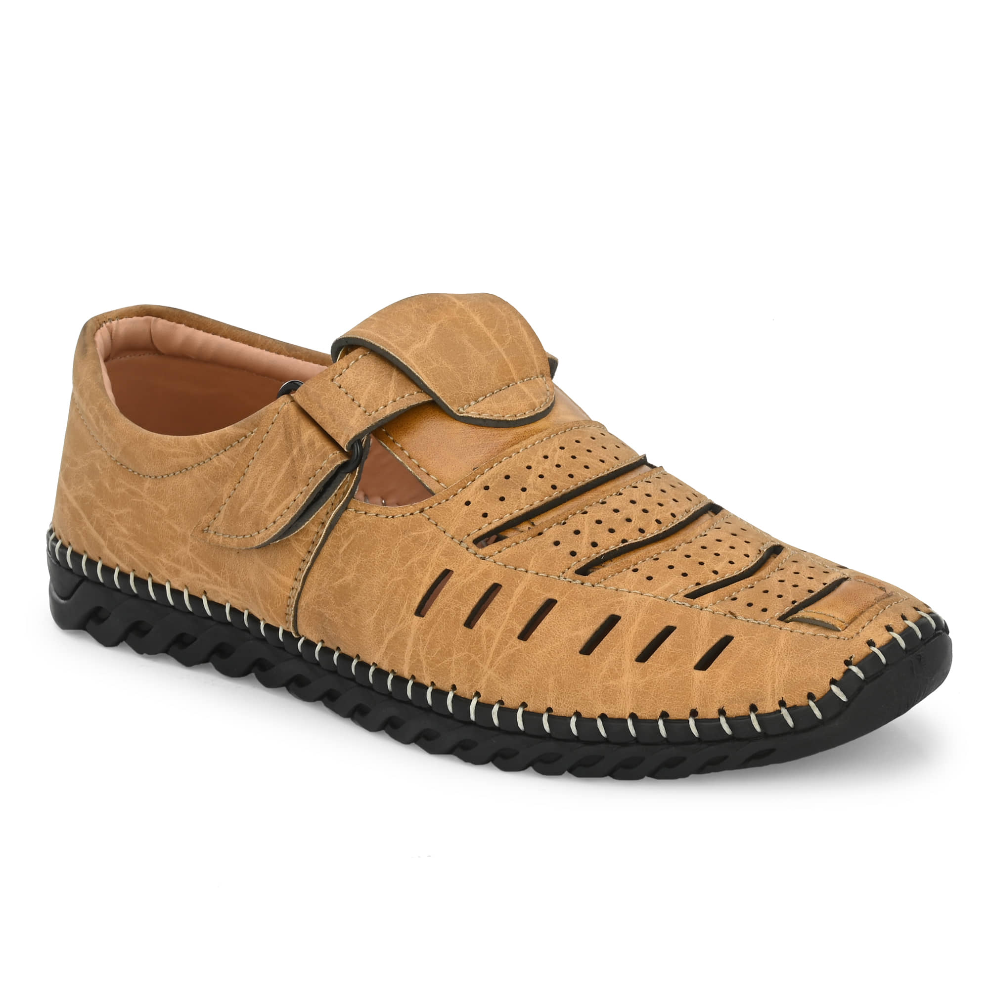 Leeport - Beige Men's Sandals