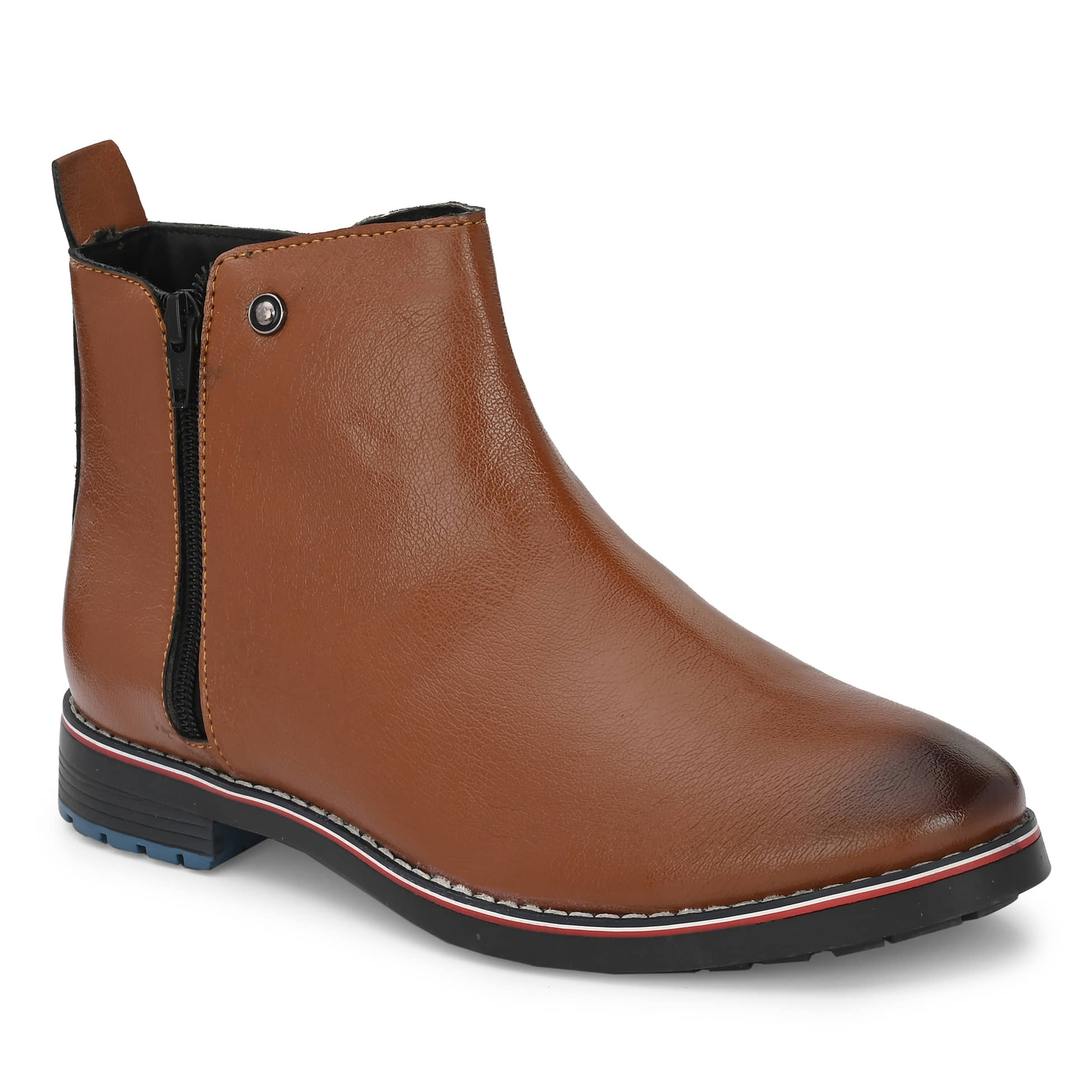 Leeport - Tan Men's Formal Boots