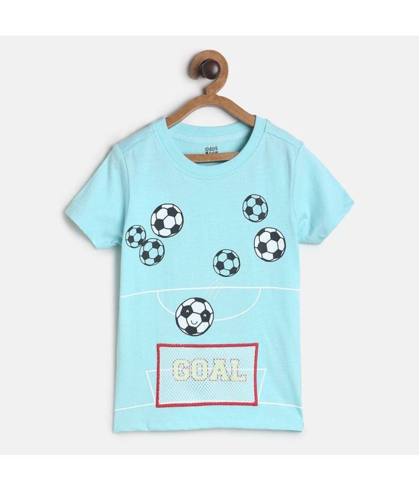     			MINI KLUB Pack of 1 Baby Boys Cotton T-Shirt ( Blue )