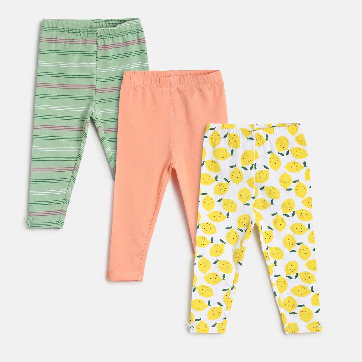     			MINI KLUB Pack of 1 Baby Girls Cotton Legging ( Multicolor )