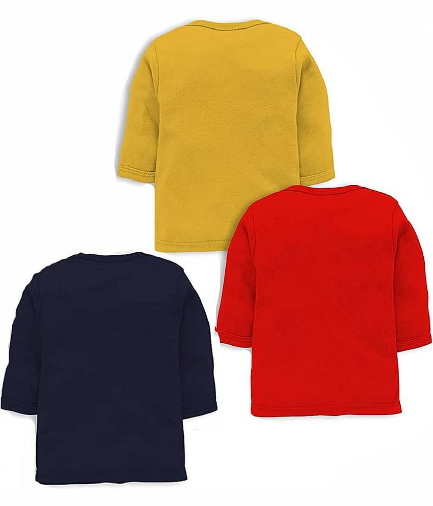 NammaBaby Pack of 3 Baby Boys Cotton T-Shirt ( Multi )
