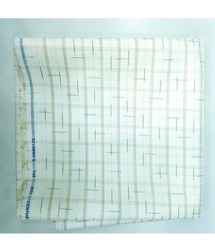 Siyaram - Green Cotton Blend Men's Unstitched Shirt Piece ( Pack of 1 ) Siyaram - Green Cotton Blend Men's Unstitched Shirt Piece ( Pack of 1 )