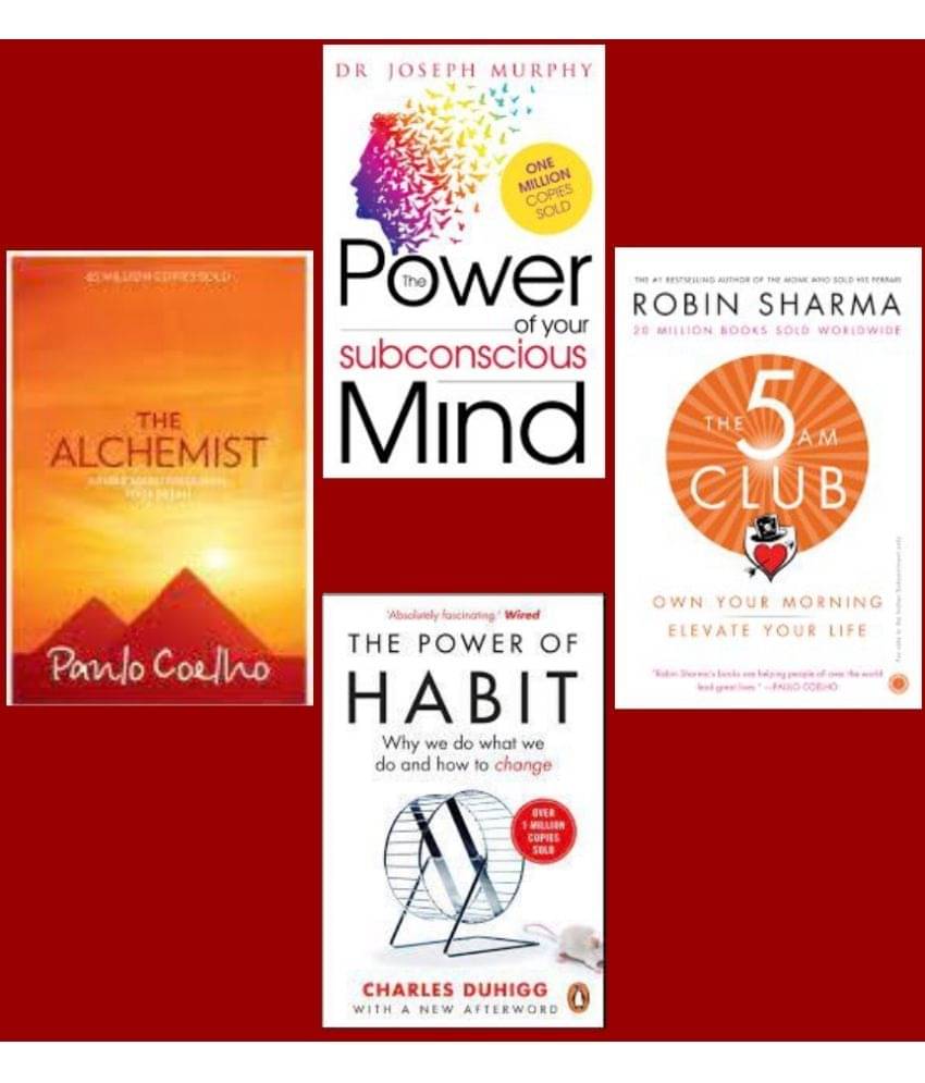 The Alchemist + 5 Am Club + The Power of your subconscious mind + The Power of Habits The Alchemist + 5 Am Club + The Power of your subconscious mind + The Power of Habits