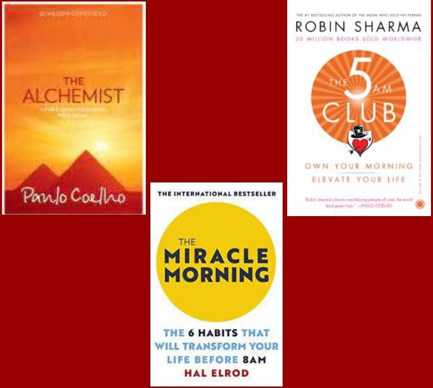     			The Alchemist + 5 Am + The Miracle Morning