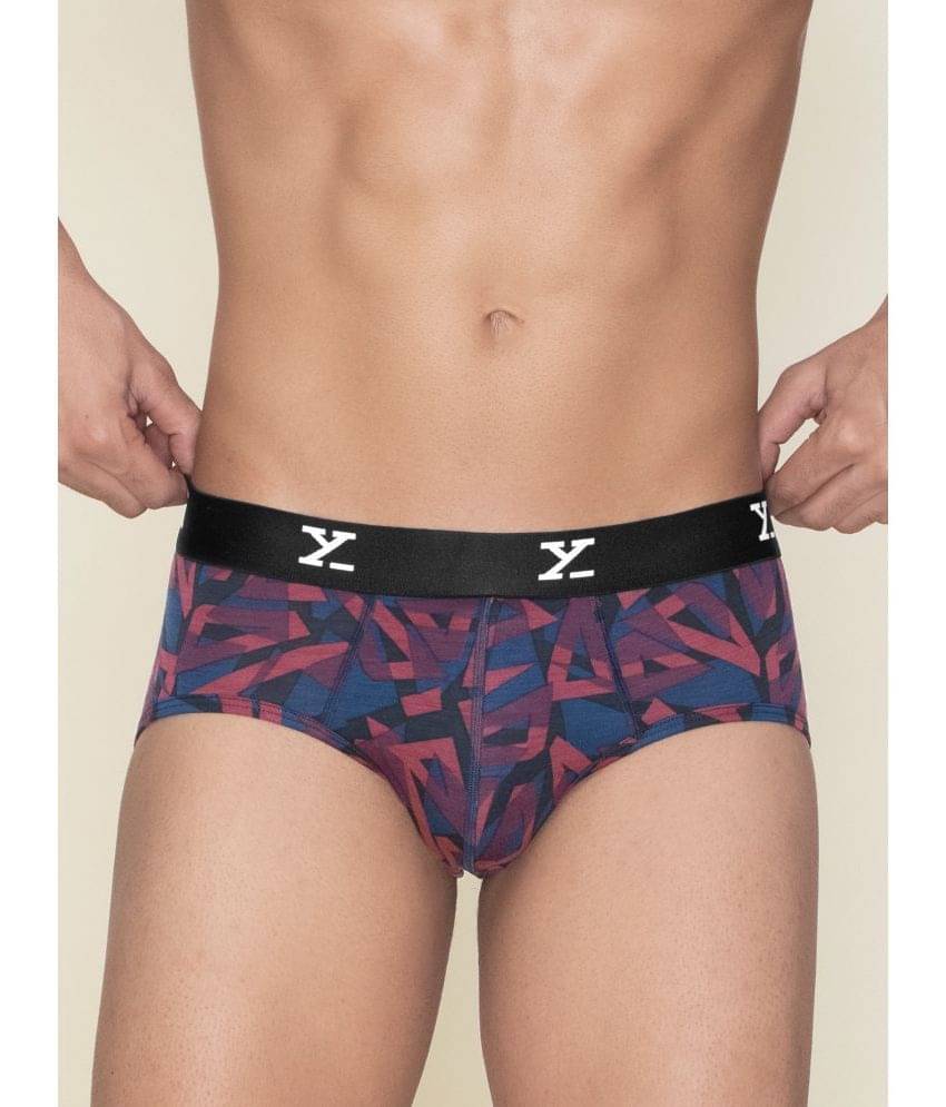 XYXX Pack of 1 Modal Briefs For Men's ( Multicolor )     			XYXX Pack of 1 Modal Briefs For Men's ( Multicolor )