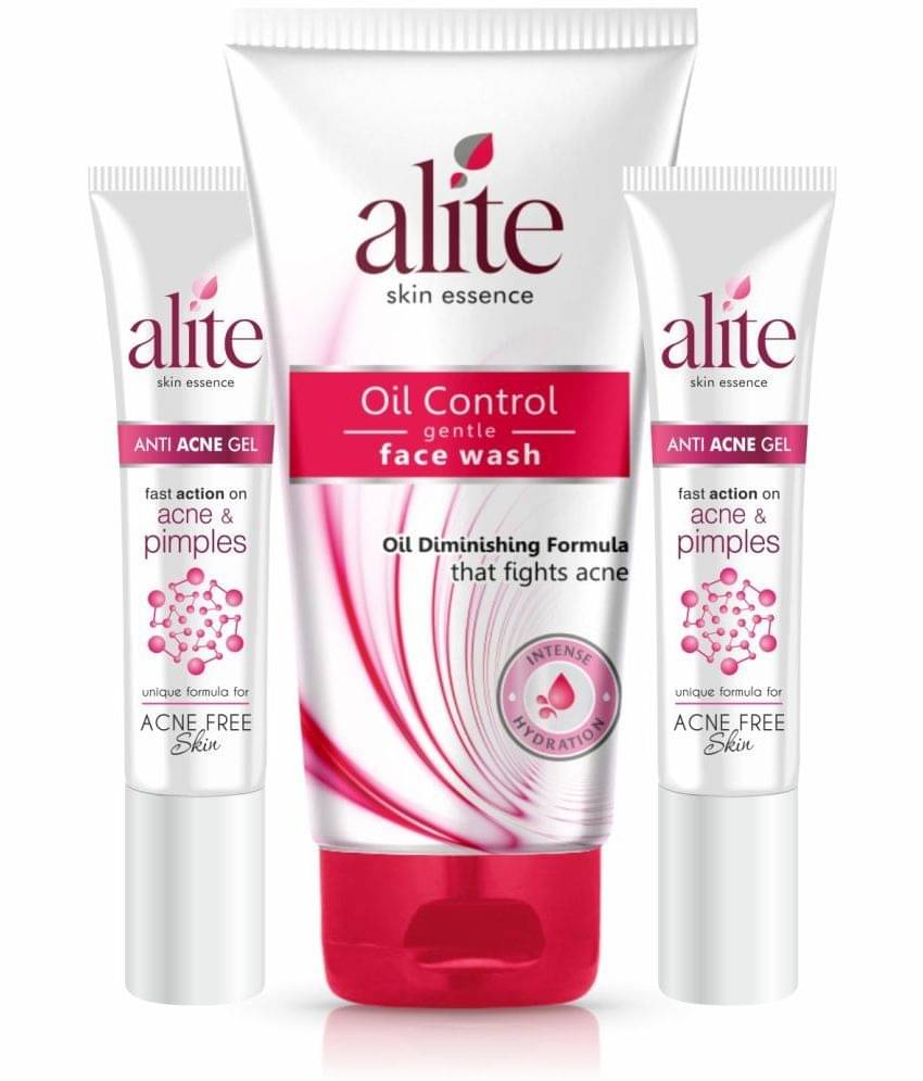    			Alite Combo of Anti Acne Gel for Acne & Pimples (2x15g) and Oil Control Face wash 70g