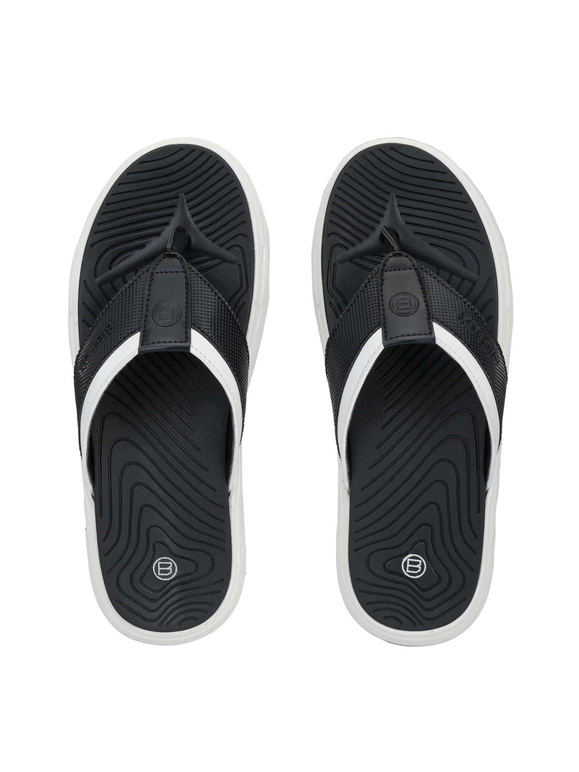     			bigfox - Black Men's Thong Flip Flop