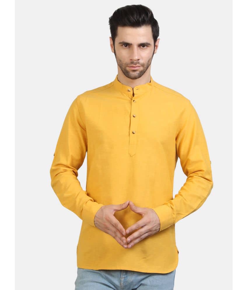 liferoads - Mustard Cotton Men's Regular Kurta ( Pack of 1 ) - Kurtas & Kurta Sets | Buy online on ZillyBuy