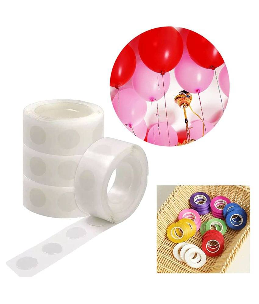 Balloon Ribbon Glue Point Balloon Glue Removable Adhesive Dots Double Sided Dots of Glue Tape for Balloons for Party or Wedding Decoration     			Balloon Ribbon Glue Point Balloon Glue Removable Adhesive Dots Double Sided Dots of Glue Tape for Balloons for Party or Wedding Decoration