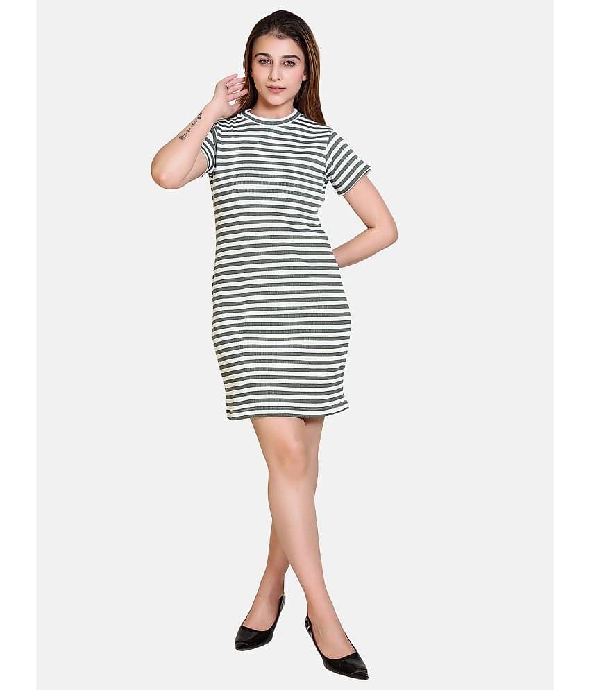 Bombay Velvet - Multi Color Cotton Blend Women's Shift Dress ( Pack of 1 ) Bombay Velvet - Multi Color Cotton Blend Women's Shift Dress ( Pack of 1 )
