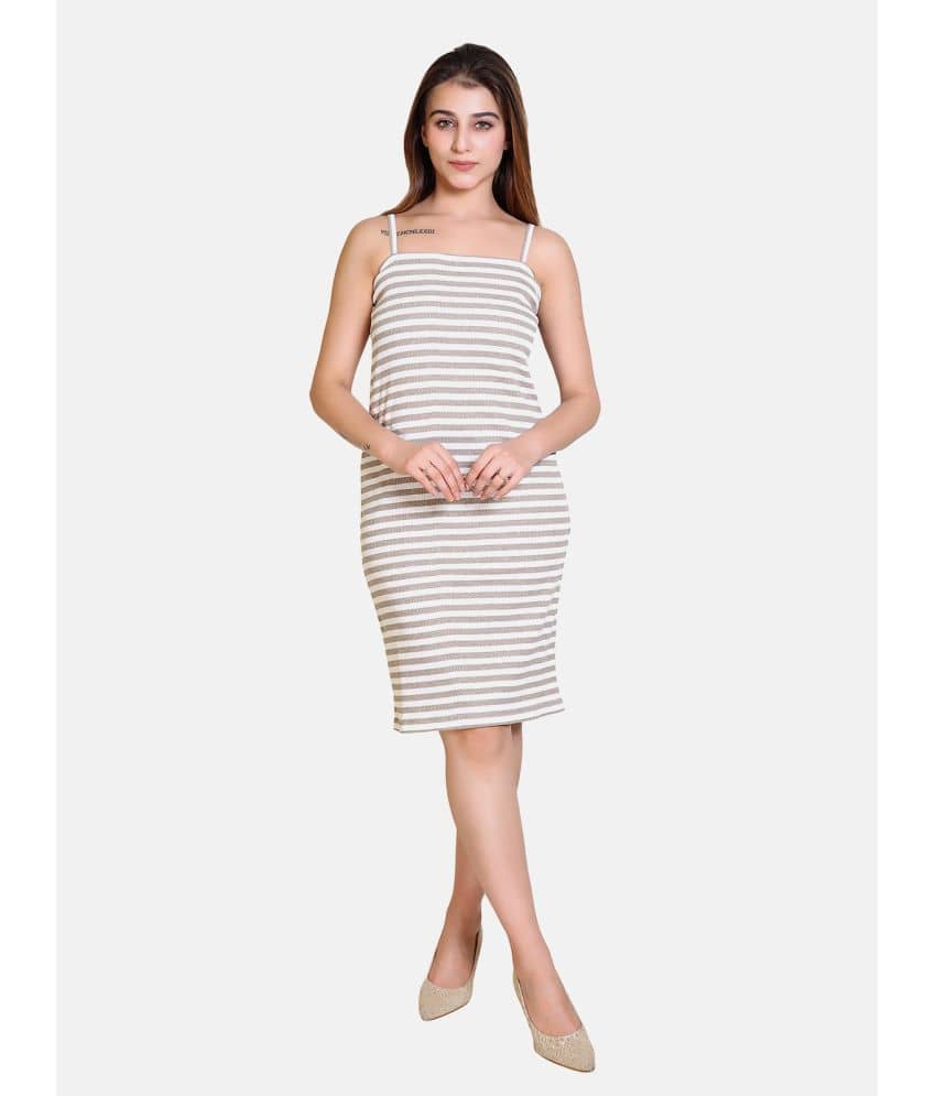 Bombay Velvet - Multi Color Cotton Blend Women's Bodycon Dress ( Pack of 1 )