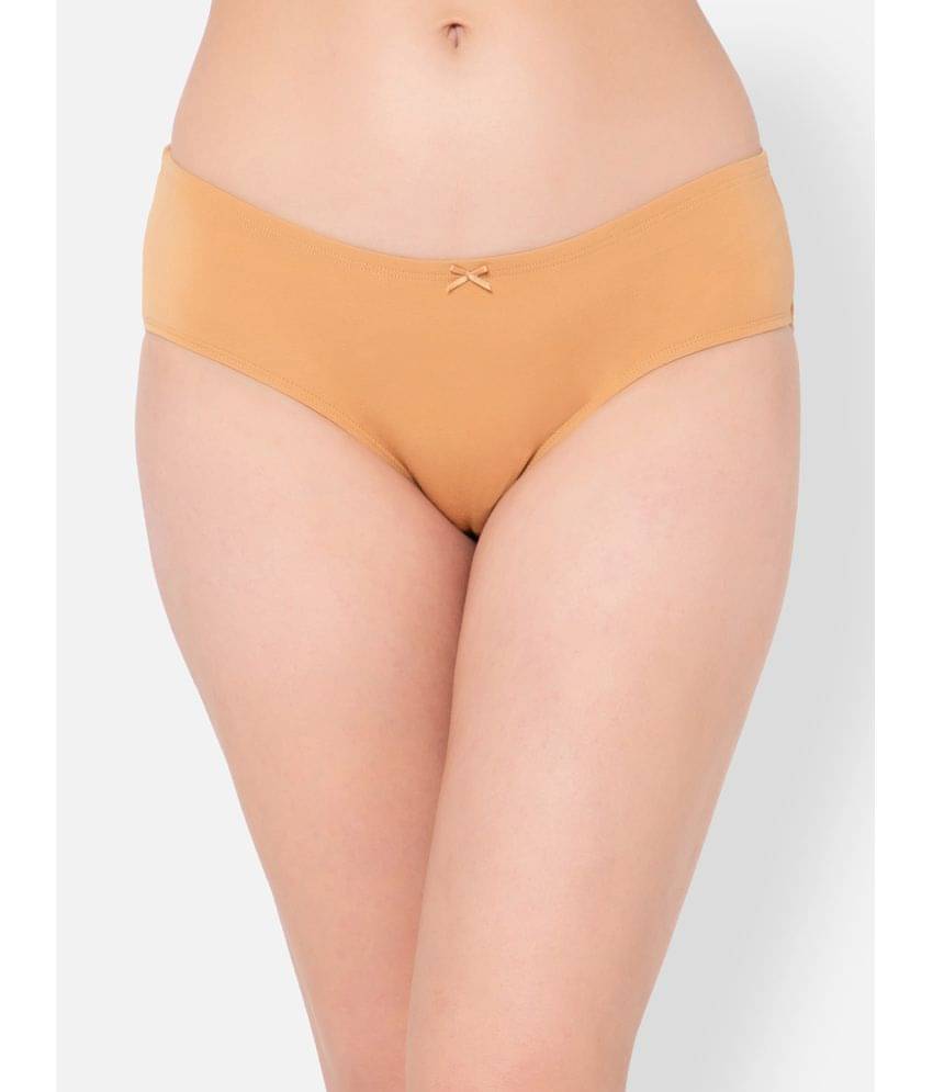     			Clovia Cotton Solid Women's Hipster ( Beige )