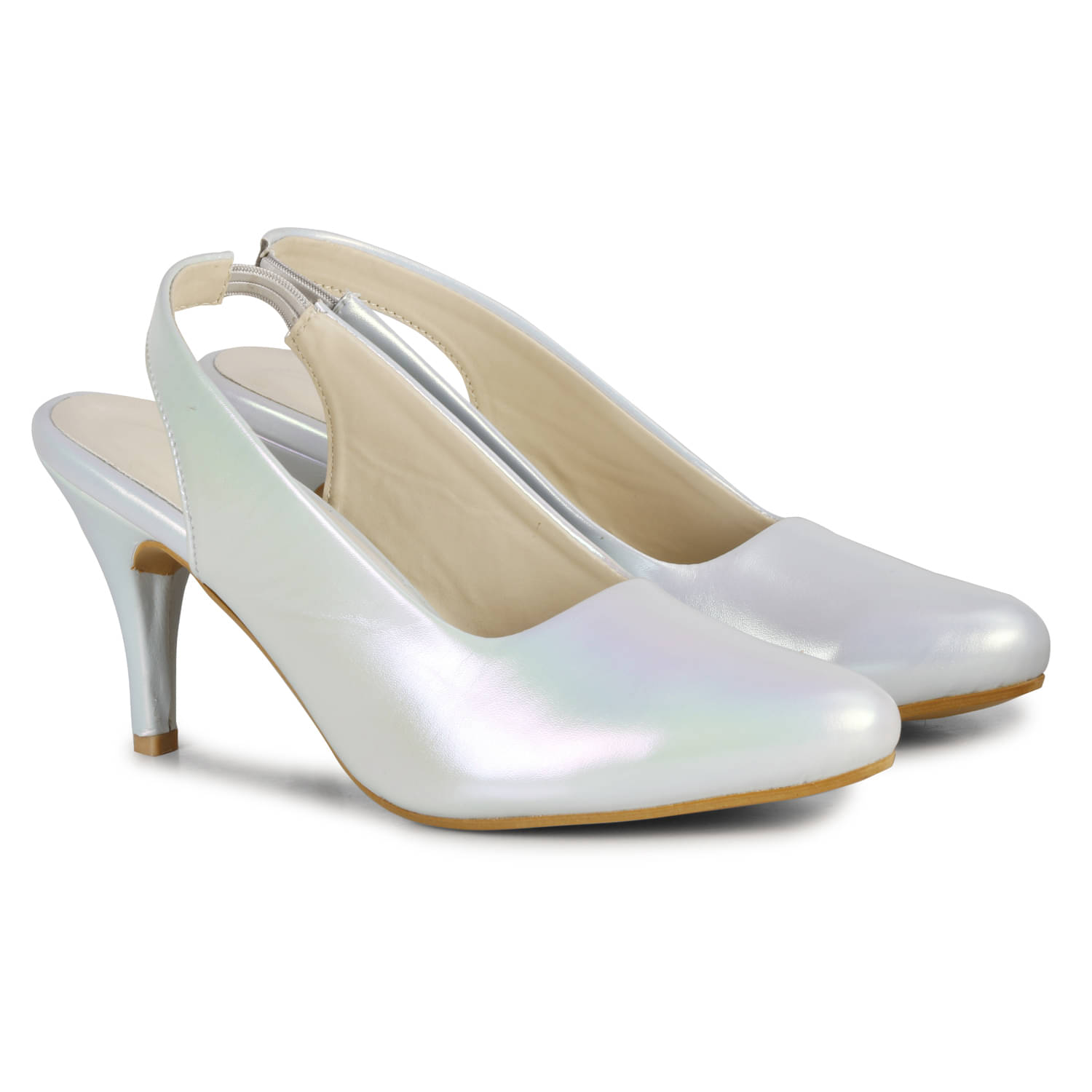     			Commander Shoes - Light Grey Women's Pumps Heels