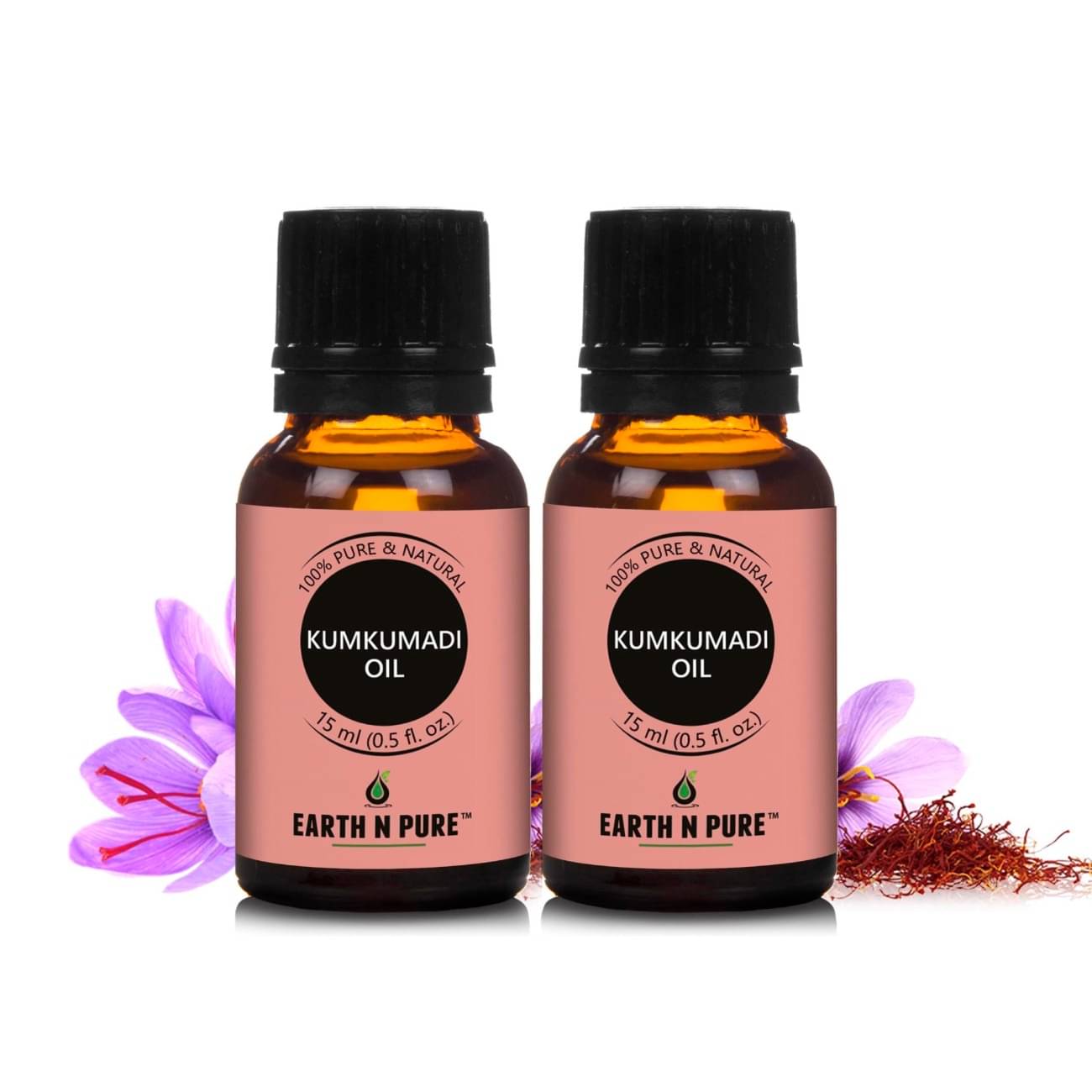 Earth N Pure - Kumkumadi Essential Oil 15 mL ( Pack of 2 ) Earth N Pure - Kumkumadi Essential Oil 15 mL ( Pack of 2 )