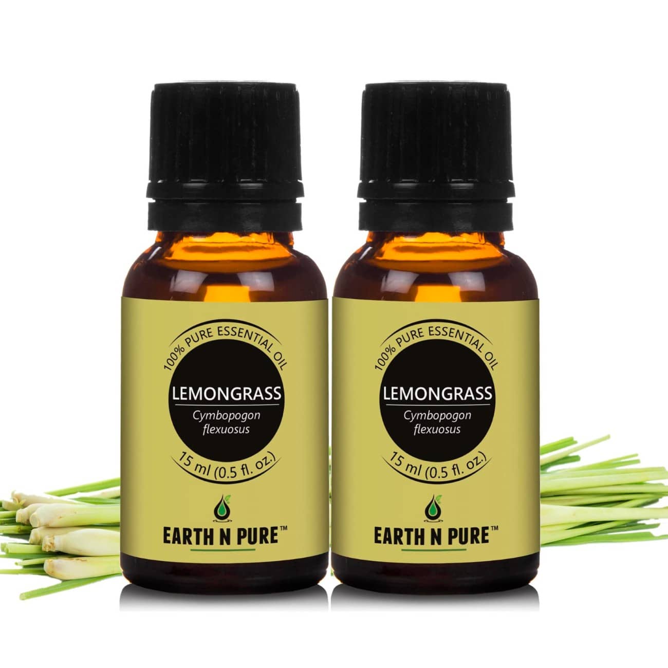 Earth N Pure - Lemongrass Essential Oil 15 mL ( Pack of 2 )