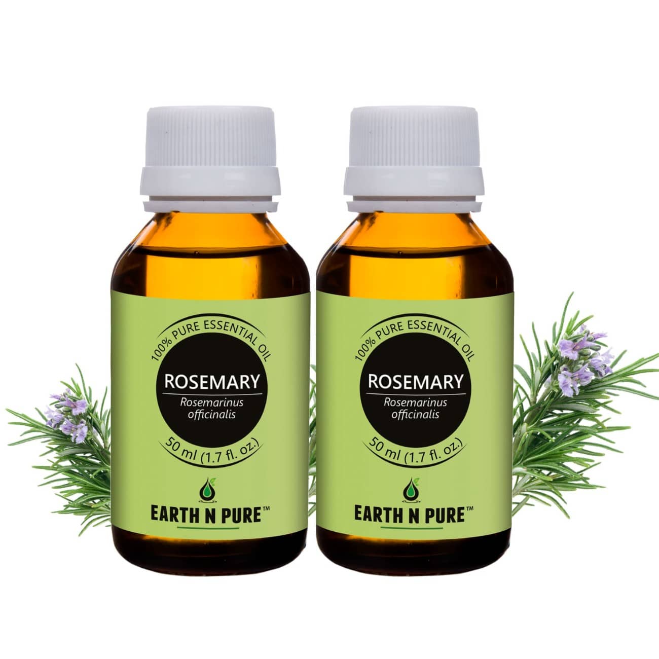 Earth N Pure - Rosemary Essential Oil 50 mL ( Pack of 2 )