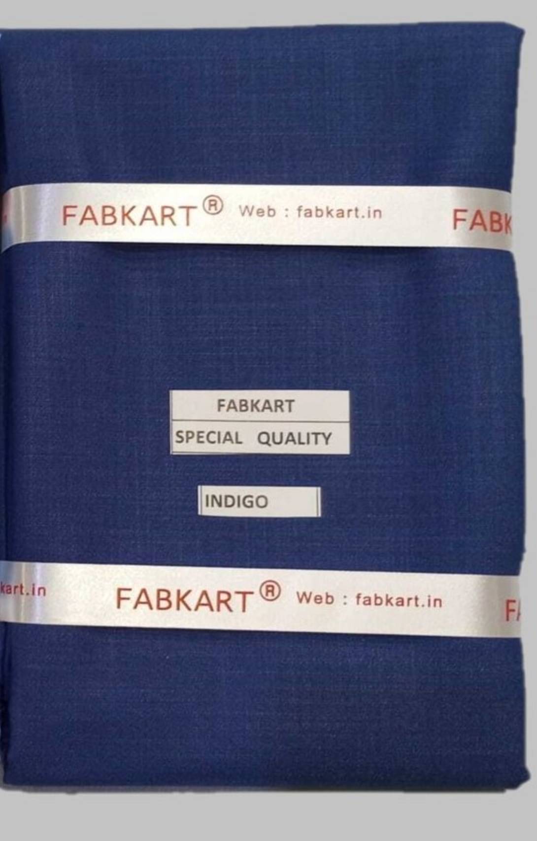 Fabkart - Indigo Polyester Blend Men's Unstitched Kurta Pyjama ( Pack of 1 ) Fabkart - Indigo Polyester Blend Men's Unstitched Kurta Pyjama ( Pack of 1 )