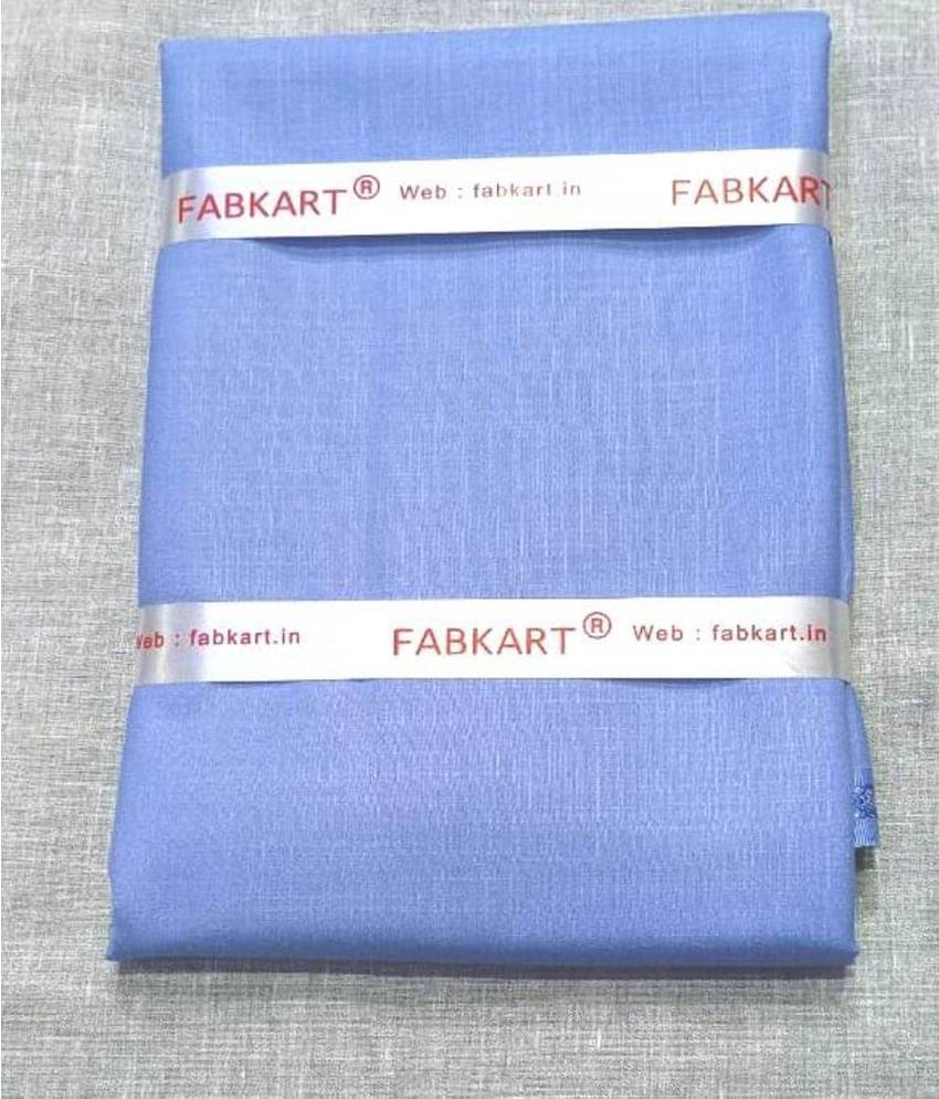 Fabkart Light Blue Polyester Men's Unstitched Shirt Piece ( Pack of 1 ) Fabkart Light Blue Polyester Men's Unstitched Shirt Piece ( Pack of 1 )