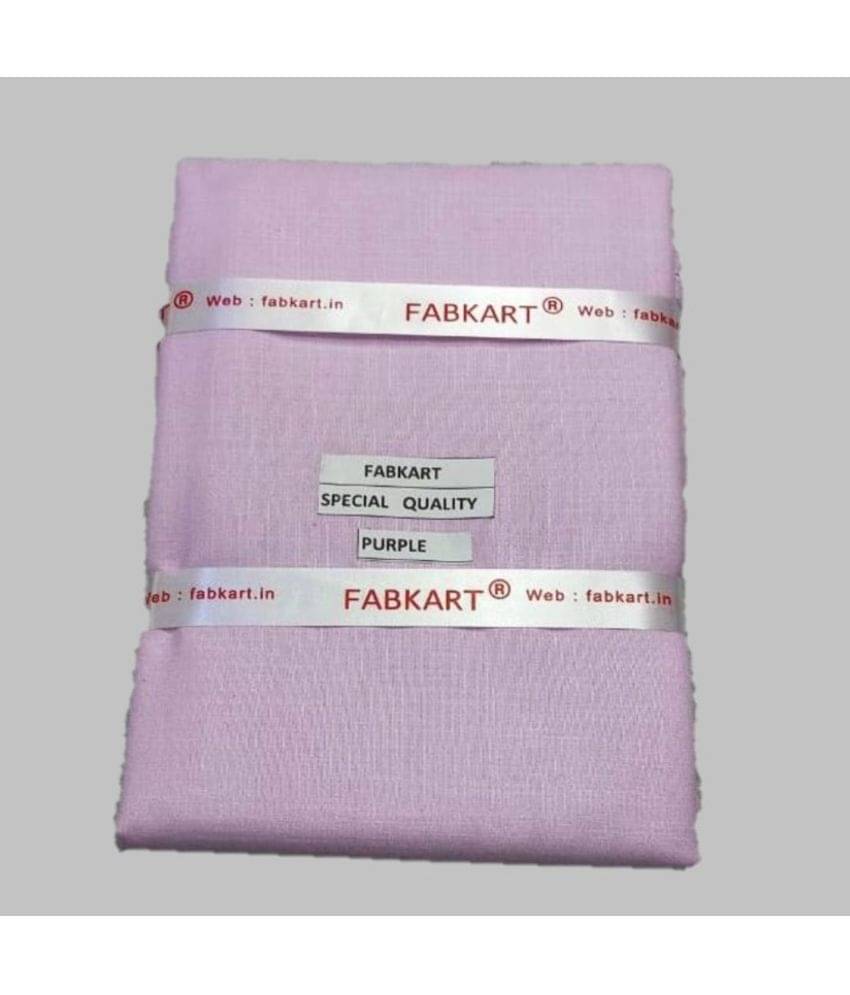     			Fabkart - Purple Polyester Blend Men's Unstitched Kurta ( Pack of 1 )