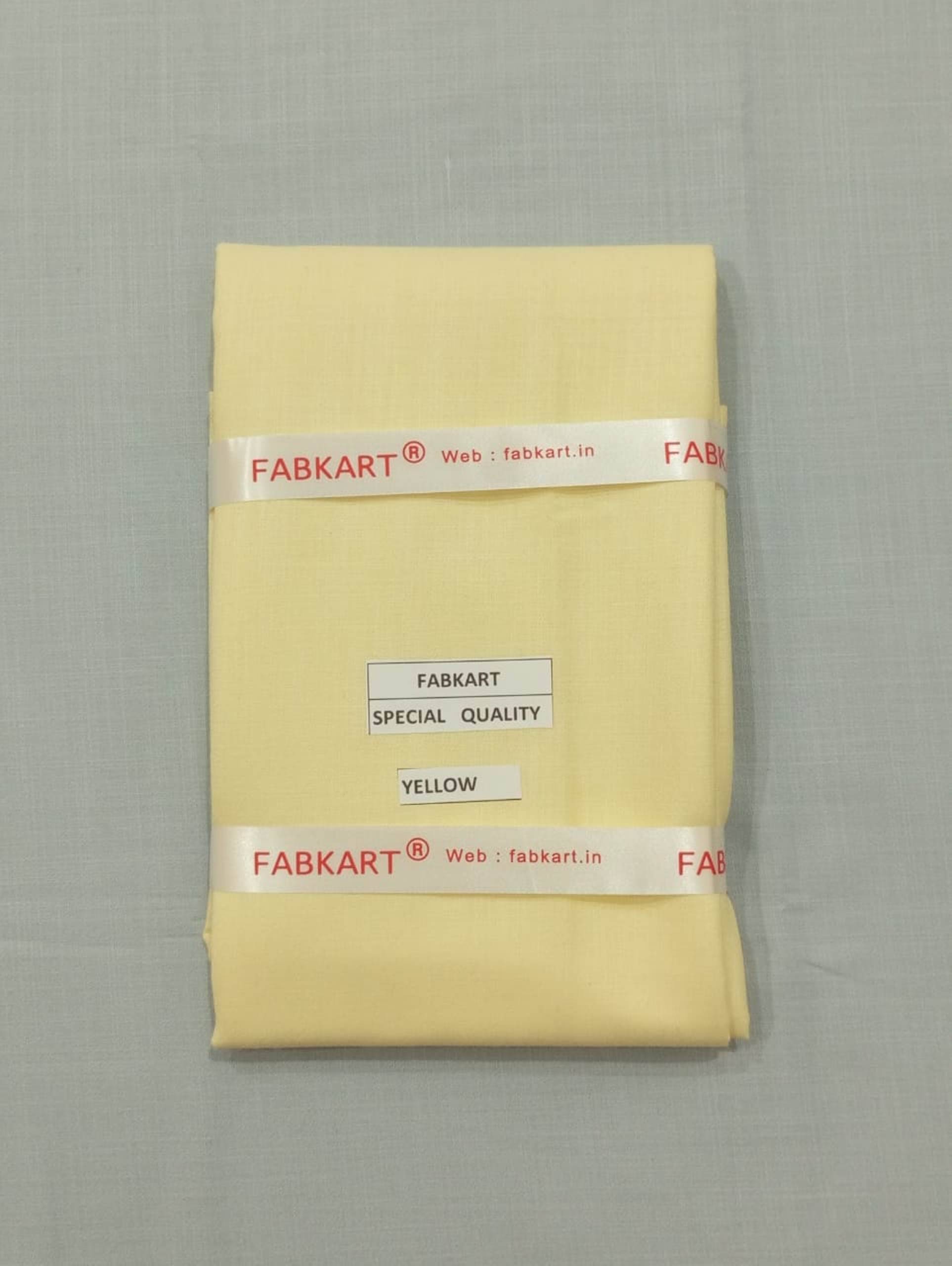     			Fabkart Yellow Polyester Men's Unstitched Shirt Piece ( Pack of 1 )