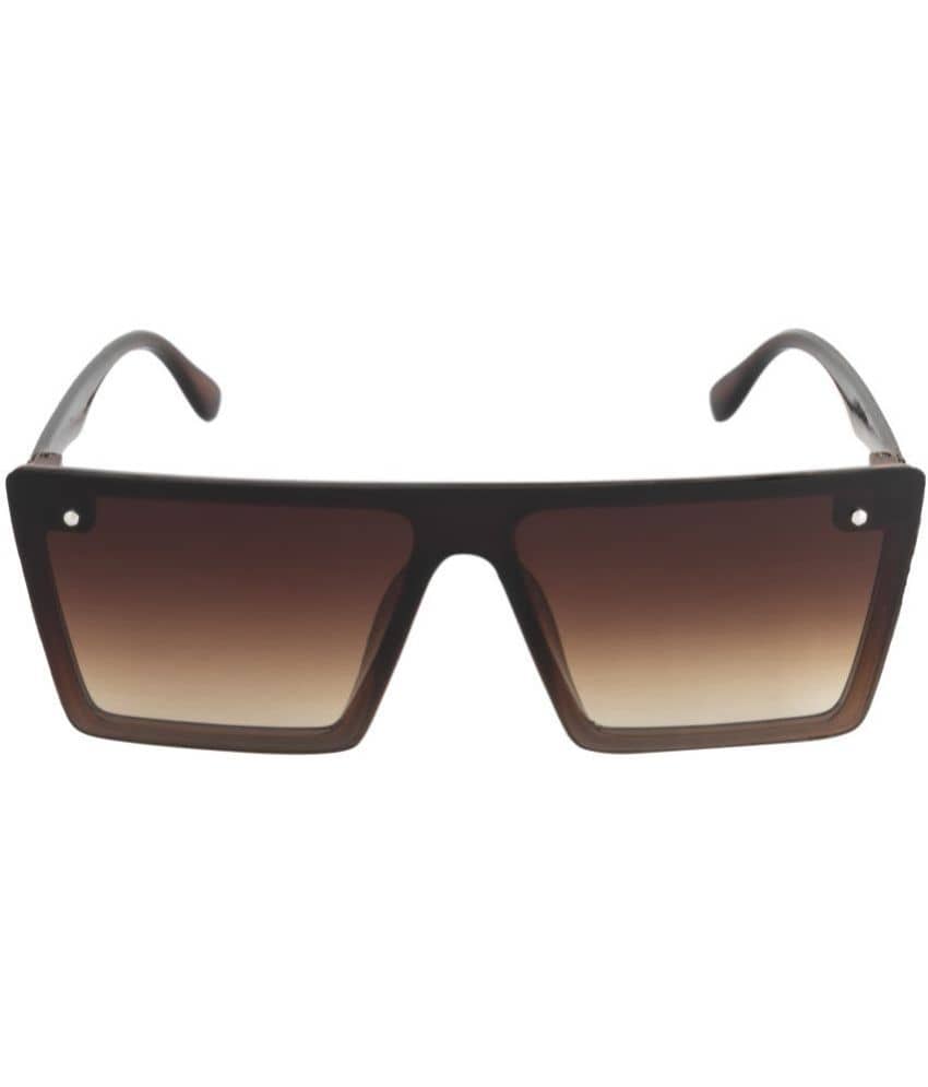 Fair-X - Brown Square Sunglasses ( Pack of 1 ) - Sunglasses | Buy online on ZillyBuy