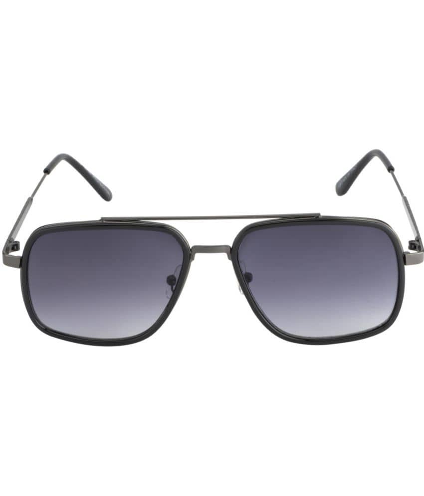 Fair-X - Dark Grey Geometric Sunglasses ( Pack of 1 ) - Sunglasses | Buy online on ZillyBuy