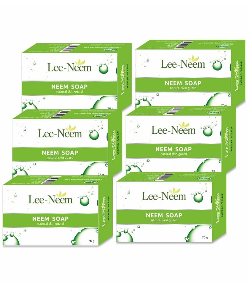     			Leeford Lee Neem Anti-Bacterial Soap - Enriched with Neem for Healthy Skin, 75g (Pack of 6)