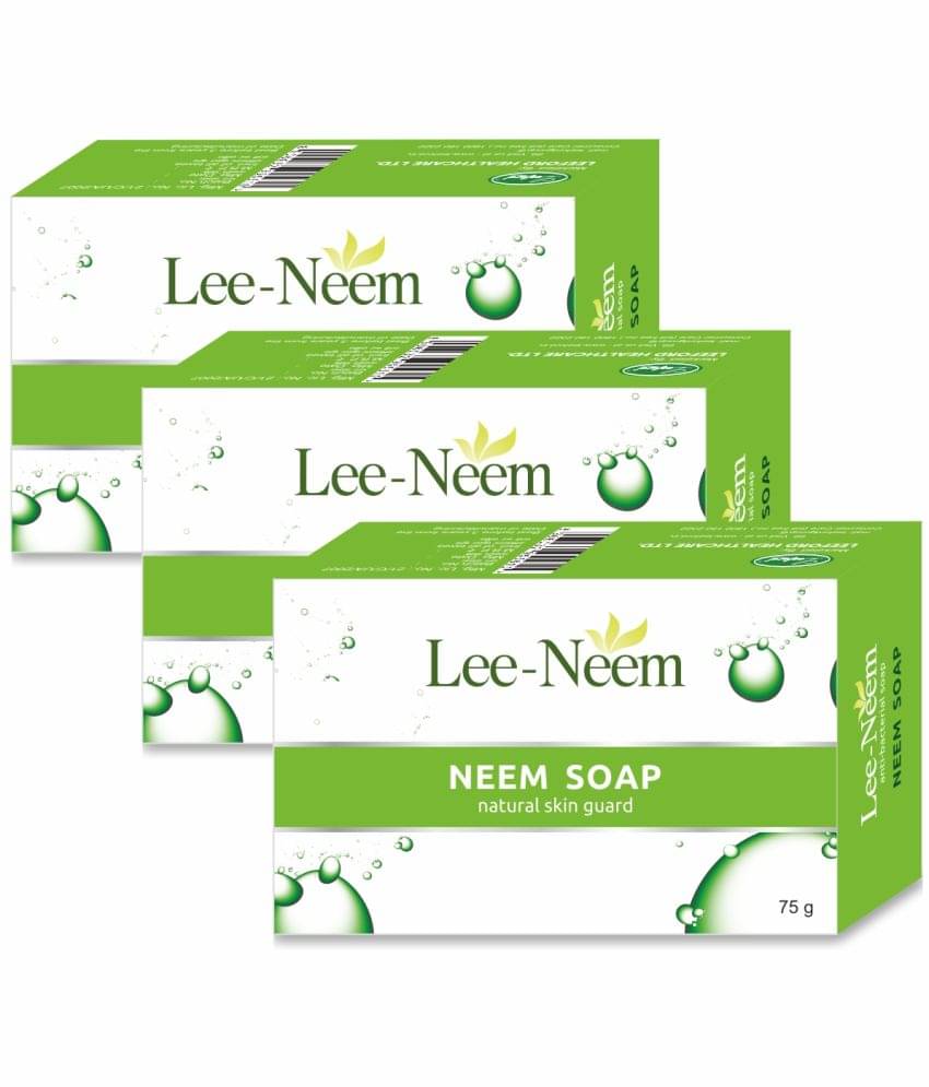     			Leeford Lee Neem Soap - Antibacterial Protection with Neem Extracts, 75g Each (Pack of 3)