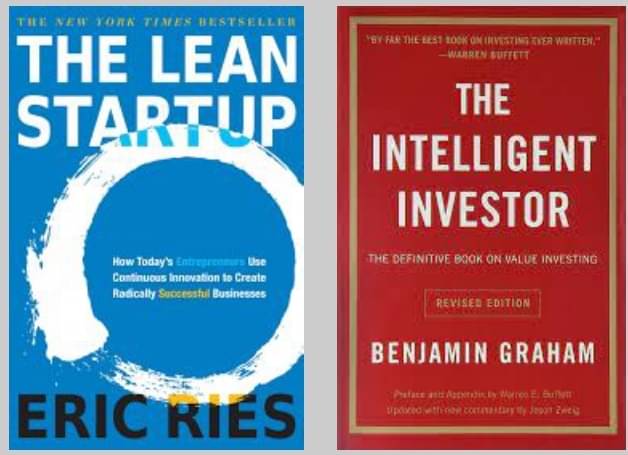     			The Lean Startup + The Intelligent Investor