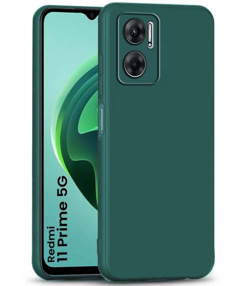 ZAMN - Plain Cases Compatible For Silicon Xiaomi Redmi 11 PRIME 5G ( Pack of 1 )