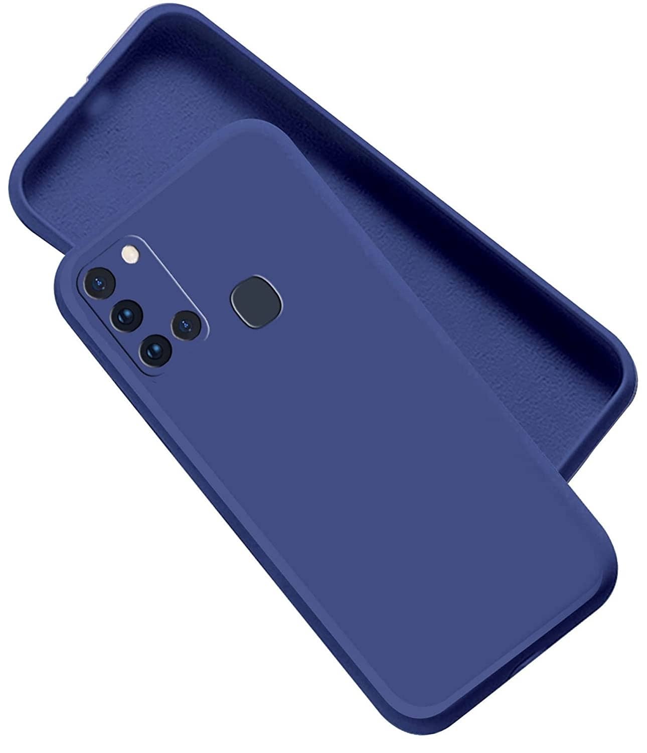 ZAMN - Plain Cases Compatible For Silicon Samsung Galaxy A21S ( Pack of 1 )
