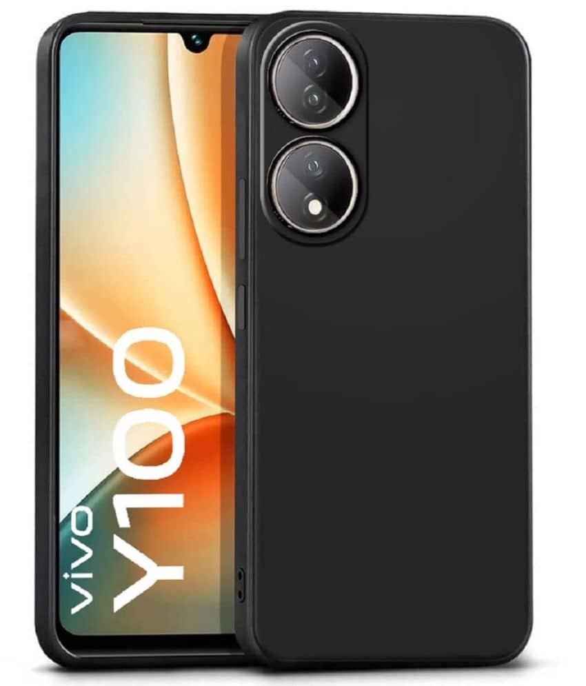 ZAMN - Plain Cases Compatible For Silicon Vivo Y100 ( Pack of 1 )