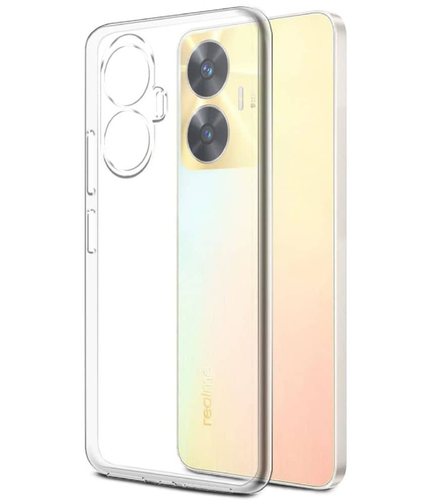 ZAMN - Plain Cases Compatible For Silicon Realme C55 ( Pack of 1 )