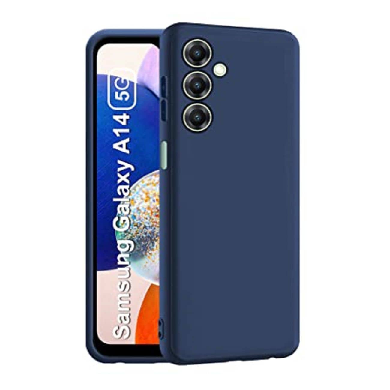 ZAMN - Plain Cases Compatible For Silicon Samsung Galaxy A14 5G ( Pack of 1 )