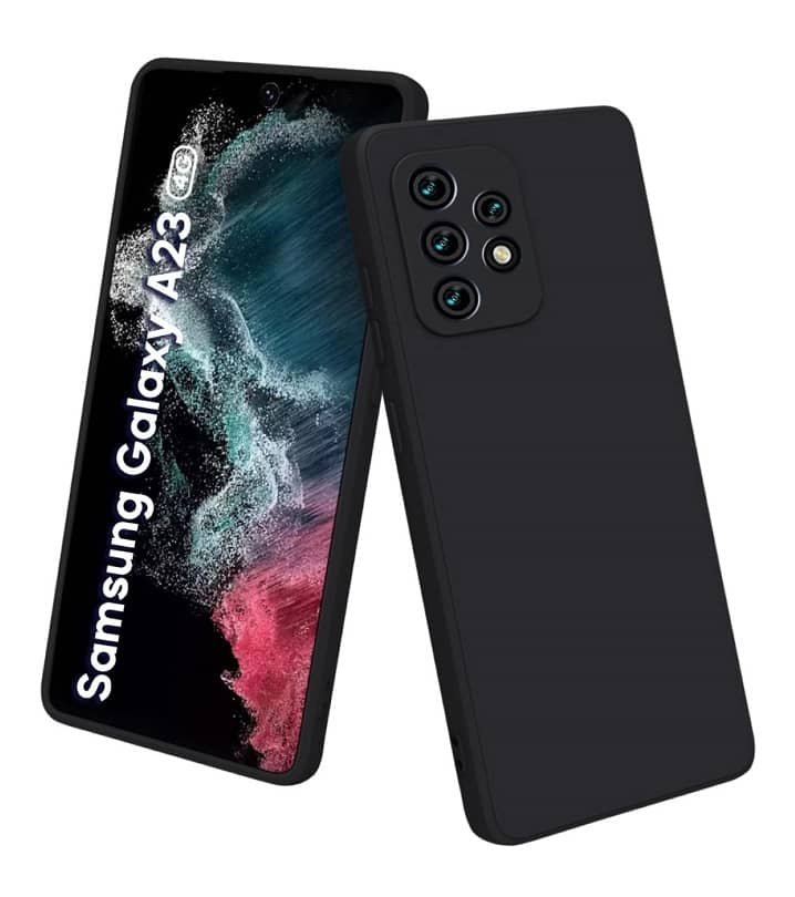 ZAMN - Plain Cases Compatible For Silicon Samsung Galaxy A23 ( Pack of 1 )